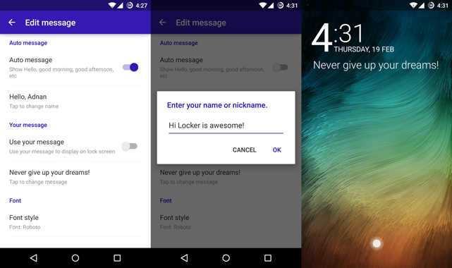 Aplikasi Lockscreen Android Cantik Terbaru Baca! Hi Locker, Aplikasi Lockscreen Android Cantik Terbaru