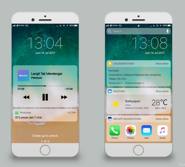 Tema iPhone untuk Xiaomi Terbaru 2019 - Alakadarnya