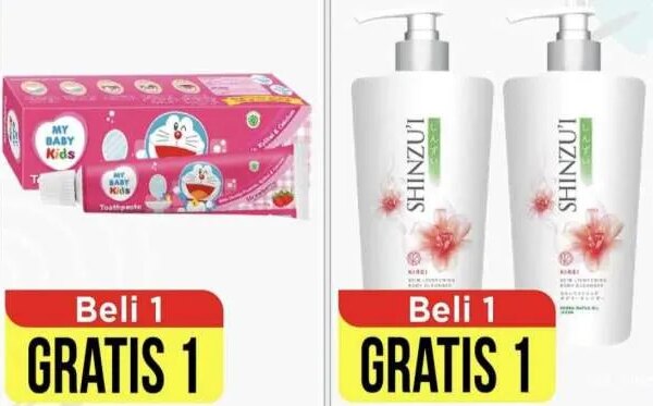 Promo Alfamart Serba Gratis 16-31 Agustus 2024, Body Lotion Shinzui Beli 1 Gratis 1