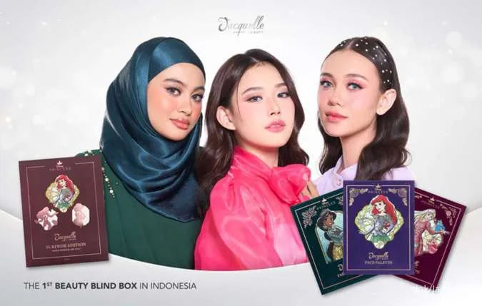 Tampil Cantik, Jacquelle Hadirkan Produk Make-up Bareng Disney