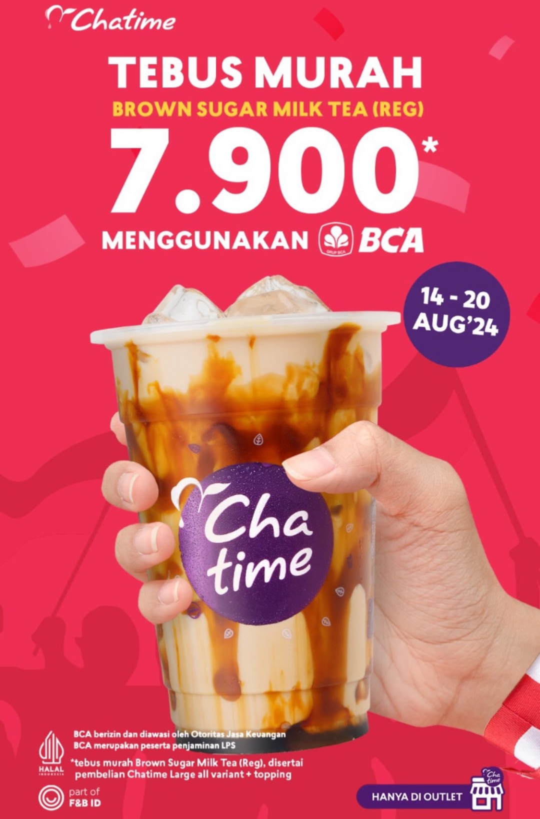 Promo Kemerdekaan Chatime x BCA