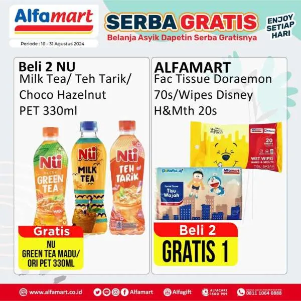 Promo Alfamart Serba Gratis Periode 16-31 Agustus 2024