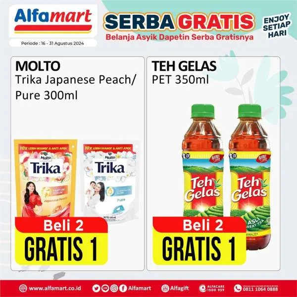 Promo Alfamart Serba Gratis Periode 16-31 Agustus 2024