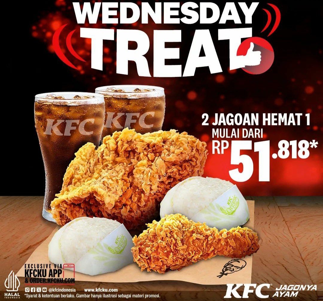 Promo KFC khusus Rabu Agustus 2024