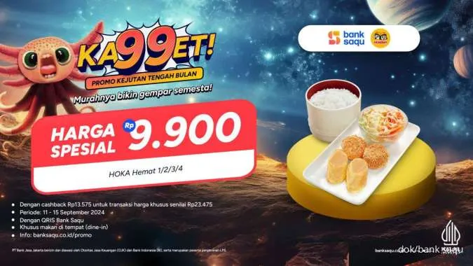 Promo Hokben Ka99et Tengah Bulan 11-15 September 2024, Harga Spesial Rp 9.900