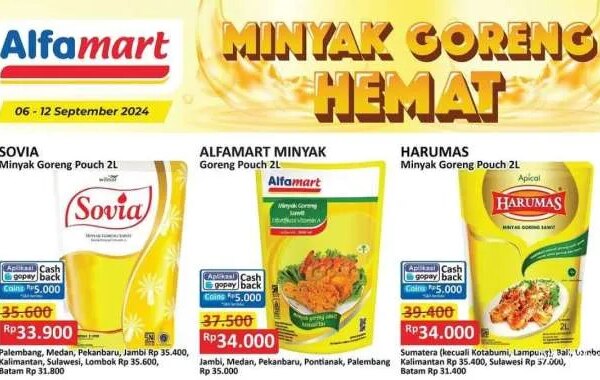 Promo Alfamart Minyak Goreng Hemat sampai 12 September, Bimoli-Sanco Harga Spesial