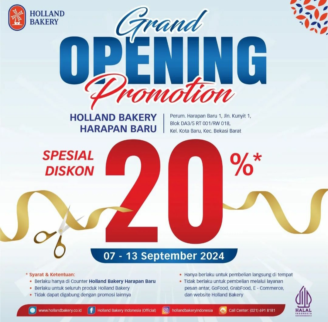 Promo Holland Bakery