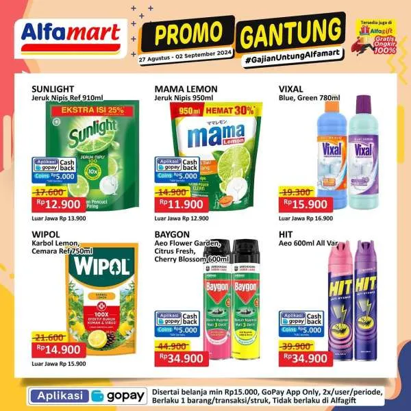 Promo Alfamart Gantung Periode 27 Agustus-2 September 2024