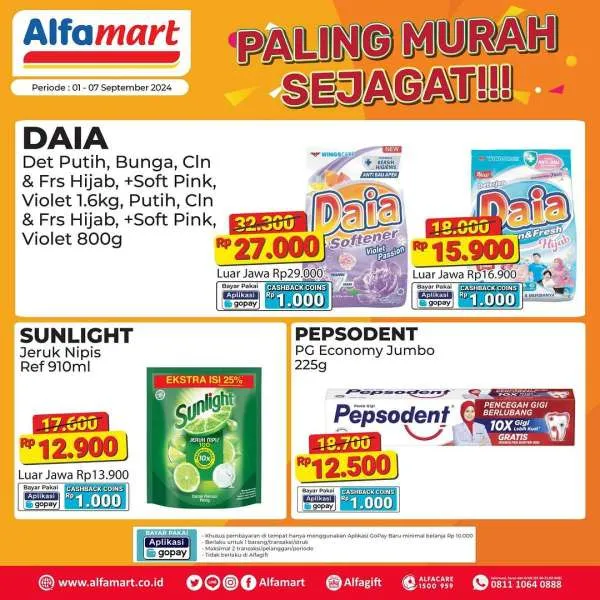 Promo Alfamart Paling Murah Sejagat Periode 1-7 September 2024