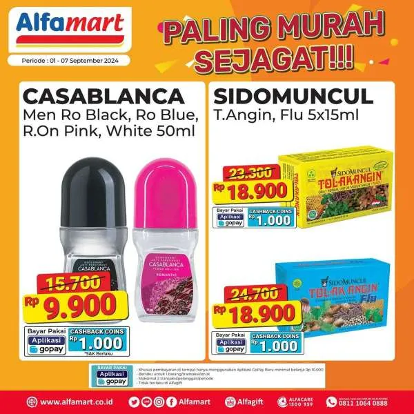 Promo Alfamart Paling Murah Sejagat Periode 1-7 September 2024