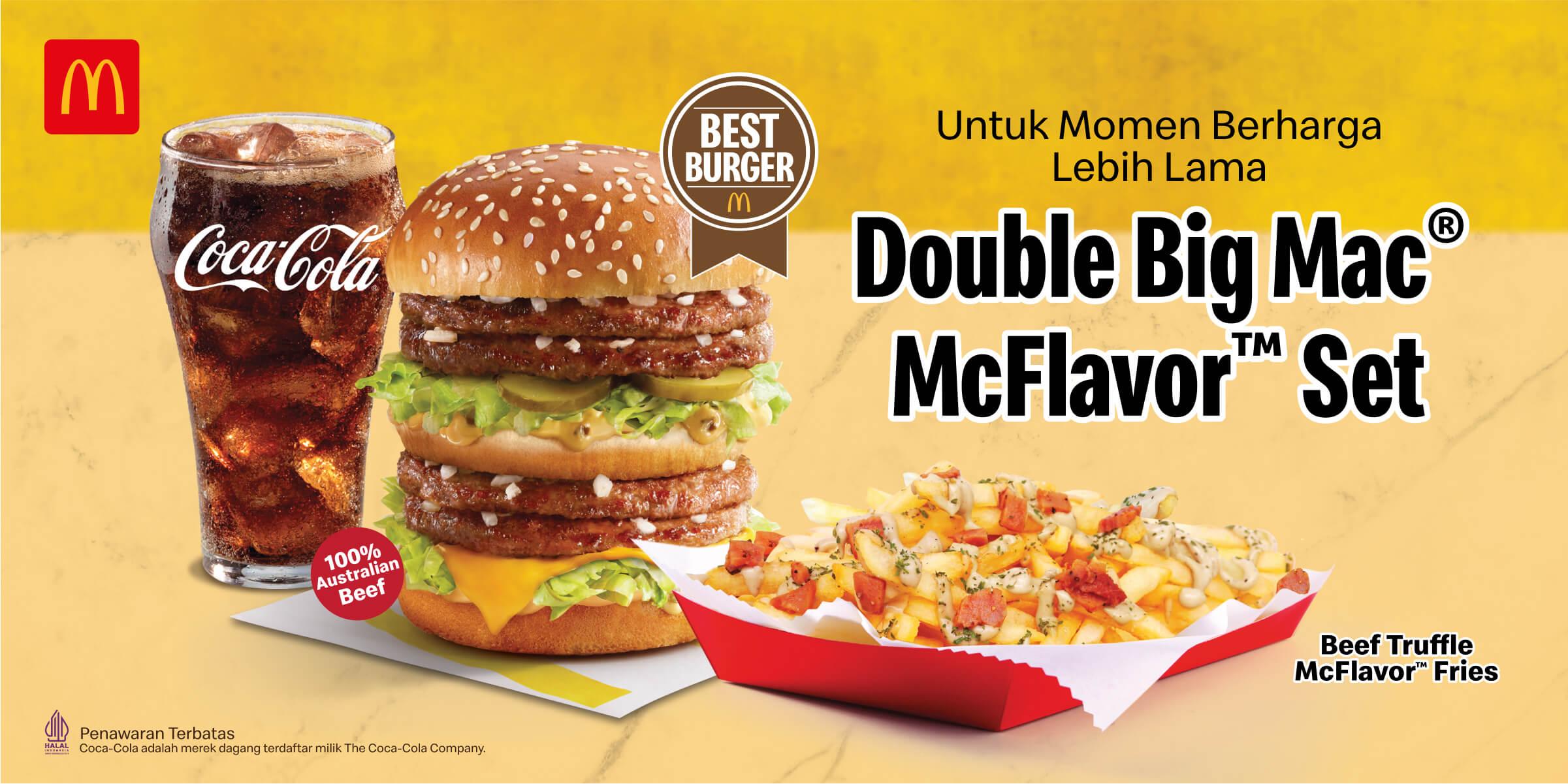 McD Double Big Mac McFlavor Set