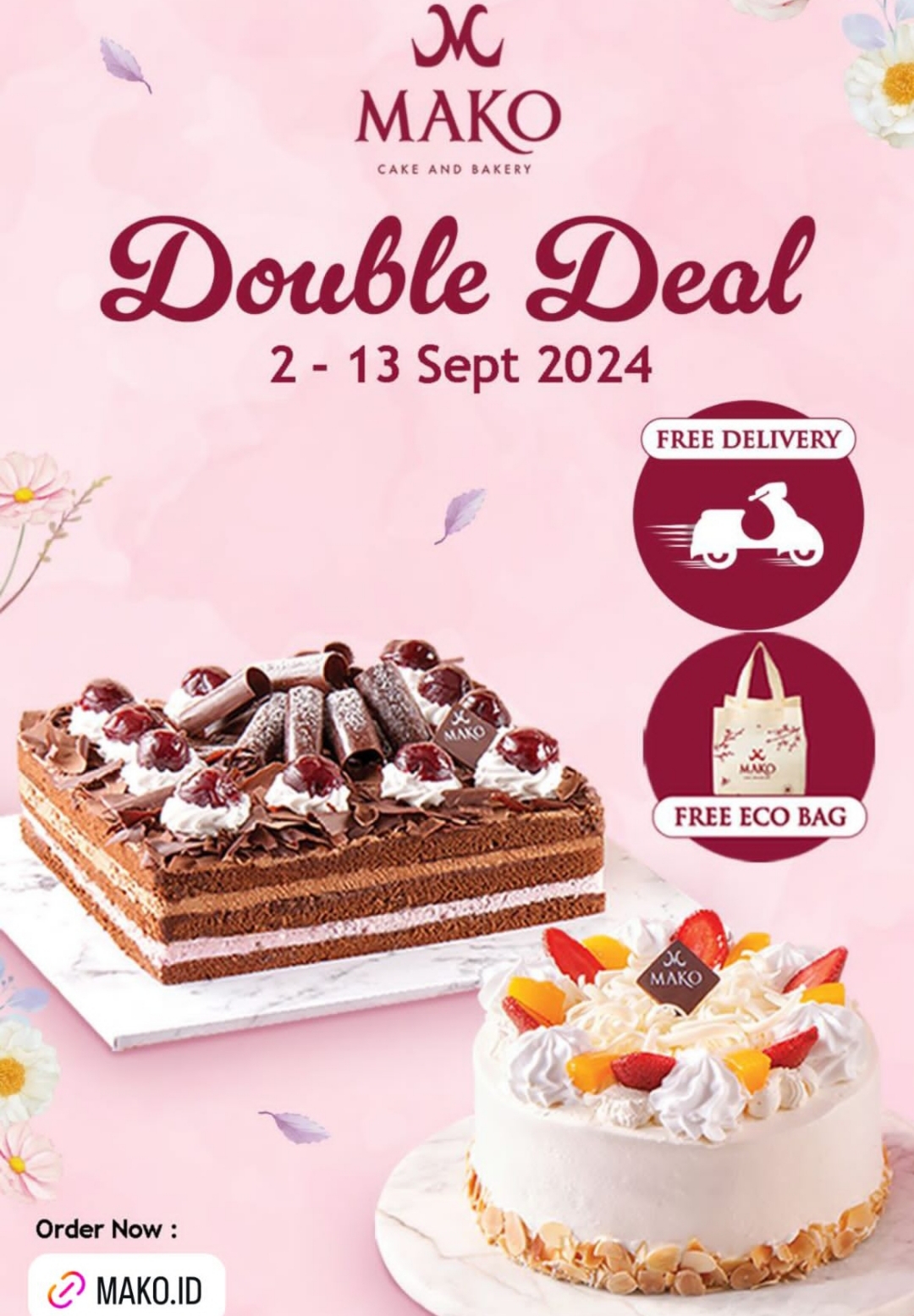 Promo Mako Bakery Double Deal