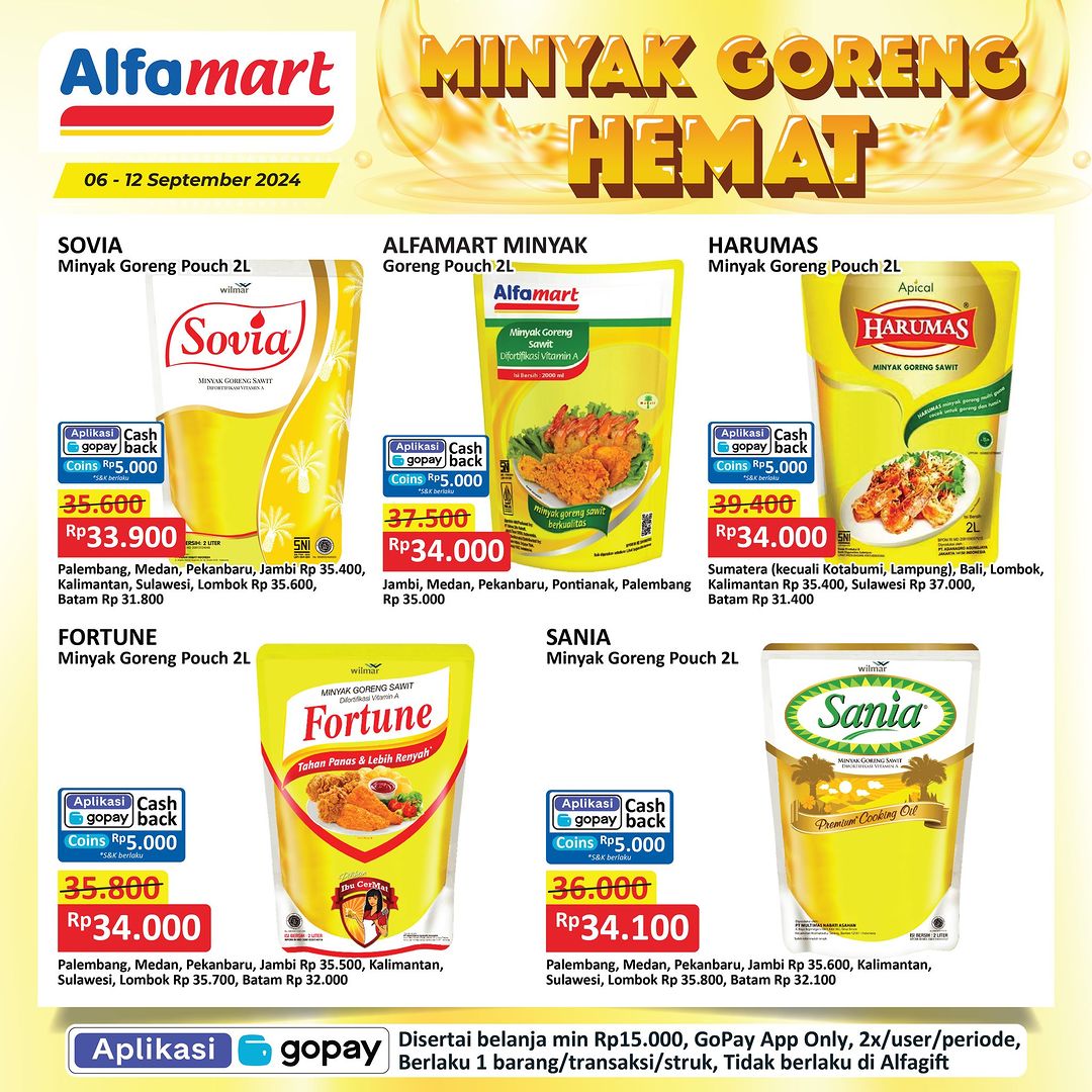 Promo Minyak Goreng Hemat di Alfamart 6-12 September 2024