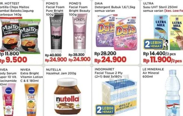 Promo JSM Indomaret Periode 8-10 November 2024, Selai Nutella Diskon Rp 12.000