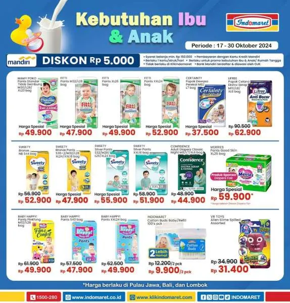 Promo Indomaret Super Hemat Periode 17-30 Oktober 2024