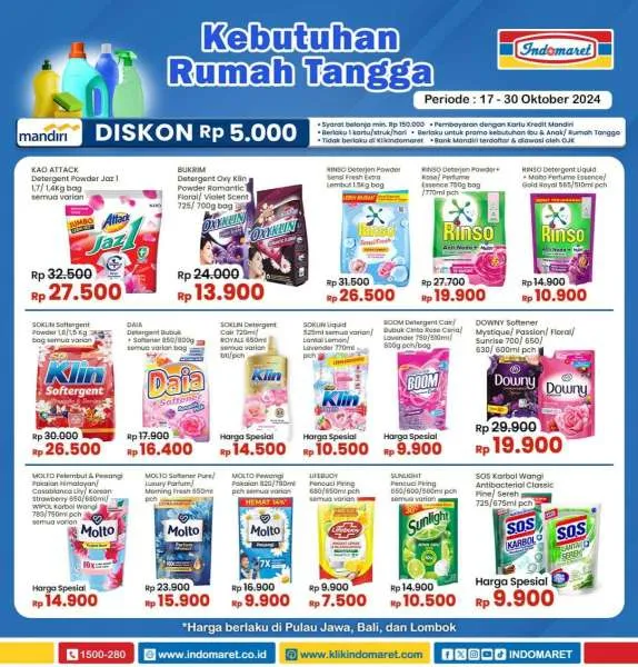 Promo Indomaret Super Hemat Periode 17-30 Oktober 2024