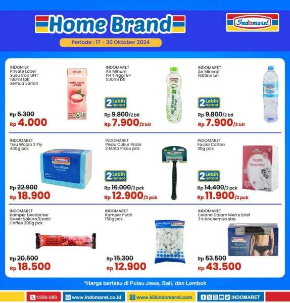 Promo Indomaret Super Hemat Periode 17-30 Oktober 2024