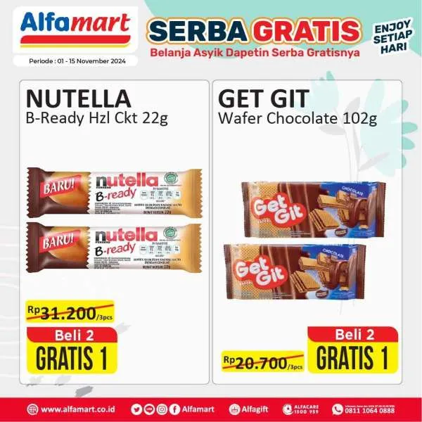 Promo Alfamart Serba Gratis Periode 1-15 November 2024