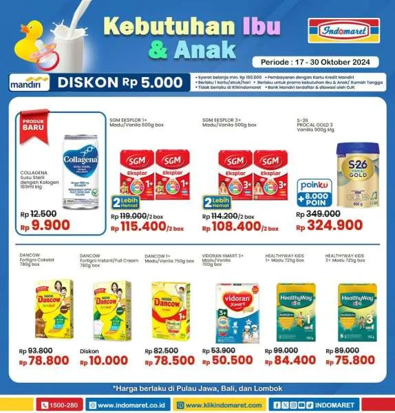 Promo Indomaret Super Hemat Periode 17-30 Oktober 2024