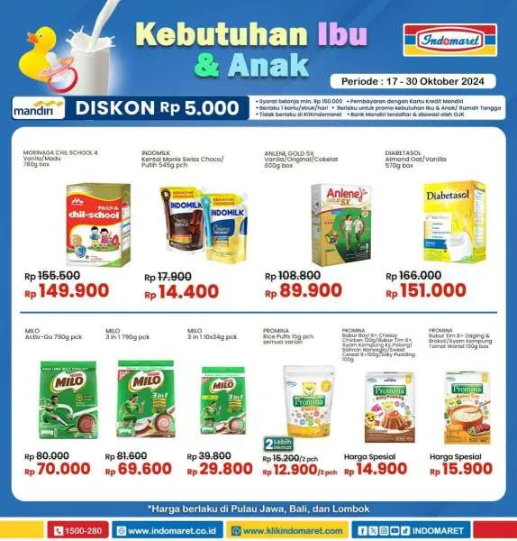 Promo Indomaret Super Hemat Periode 17-30 Oktober 2024