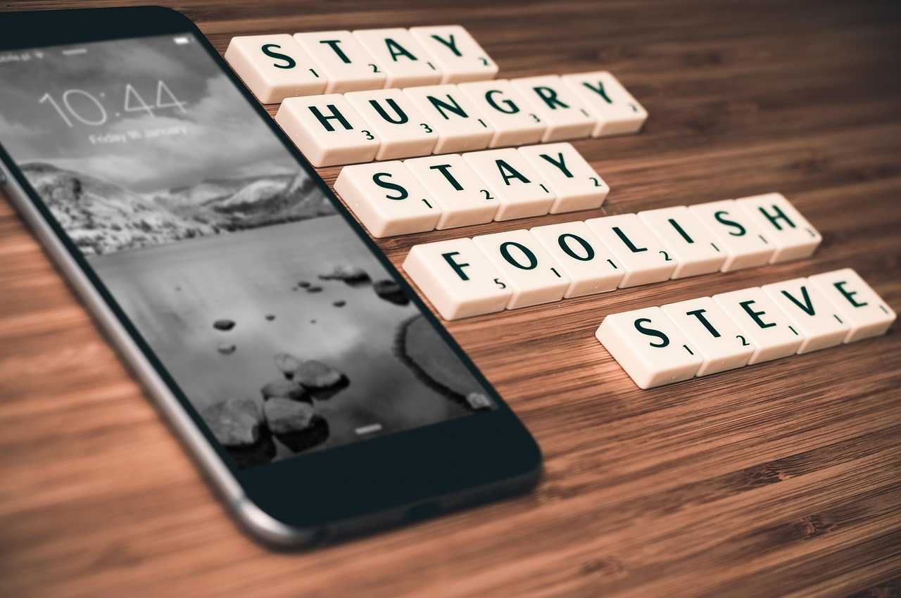 steve jobs "Stay Hungry, Stay Foolish"