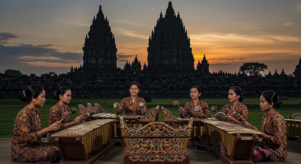 Menikmati Sunset di Candi Prambanan